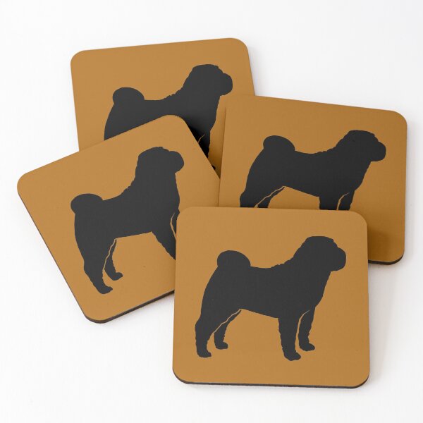 Item preview, Chinese Shar-Pei Silhouette(s) designed and sold by Jenn Inashvili.