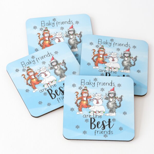 Item preview, Flaky Friends are the Best Friends designed and sold by ShelleyYlstArt.