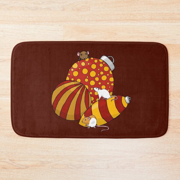 Item preview, Pet Rats with christmas bulbs designed and sold by HighFives555.