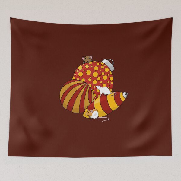 Item preview, Pet Rats with christmas bulbs designed and sold by HighFives555.
