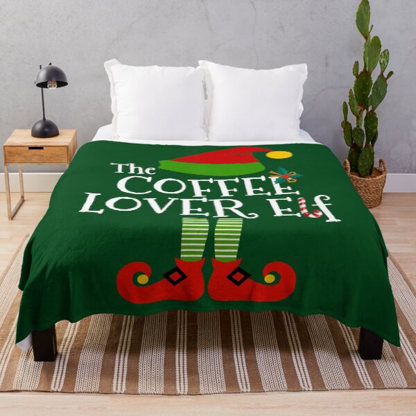 Item preview, The Coffee Lover Elf Matching Family Christmas Pajamas designed and sold by MagicBoutique.
