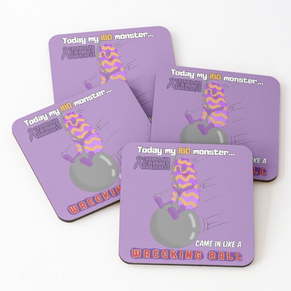 Artikelvorschau, IBD Monster, Abrissbirne - Morbus Crohn und Colitis Awareness entworfen und verkauft von poo-tee.