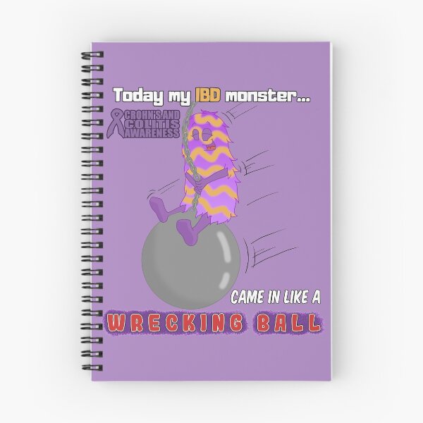 Item preview, IBD Monster, Wrecking Ball - Conciencia de Crohn y Colitis designed and sold by poo-tee.