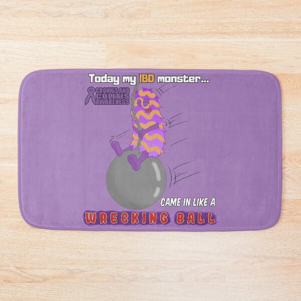 Item preview, IBD Monster, Wrecking Ball - Crohn's and Colitis Awareness designed and sold by poo-tee.