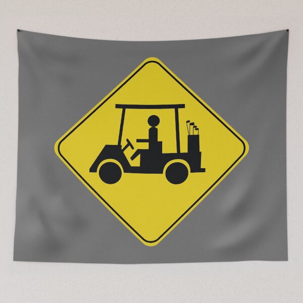 Item preview, Caution Road Sign Golf Cart designed and sold by Shanestillz.
