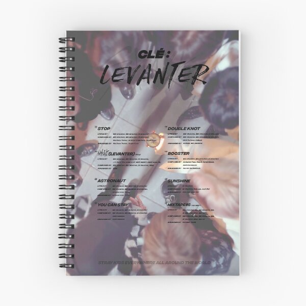 Item preview, Stray Kids Levanter Tracklist designed and sold by Masae.