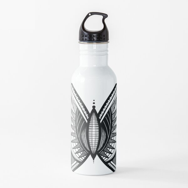 Abstract Butterfly Water Bottle
