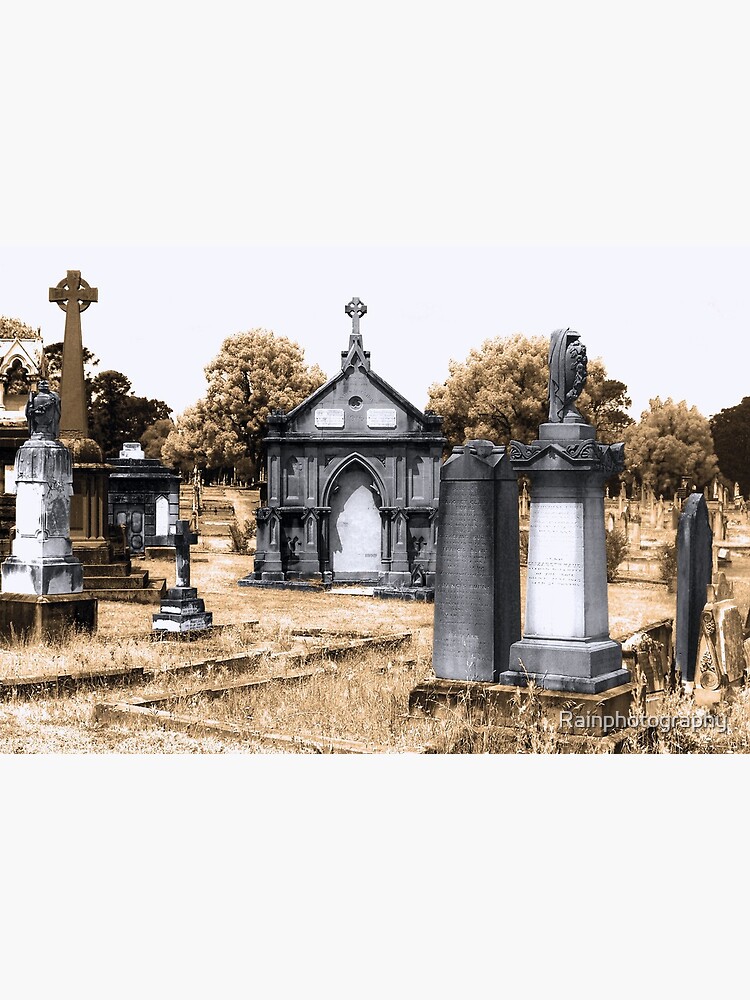 Thumbnail 2 of 2, Art Board Print, Rookwood Cemetery 11 designed and sold by Rainphotography.