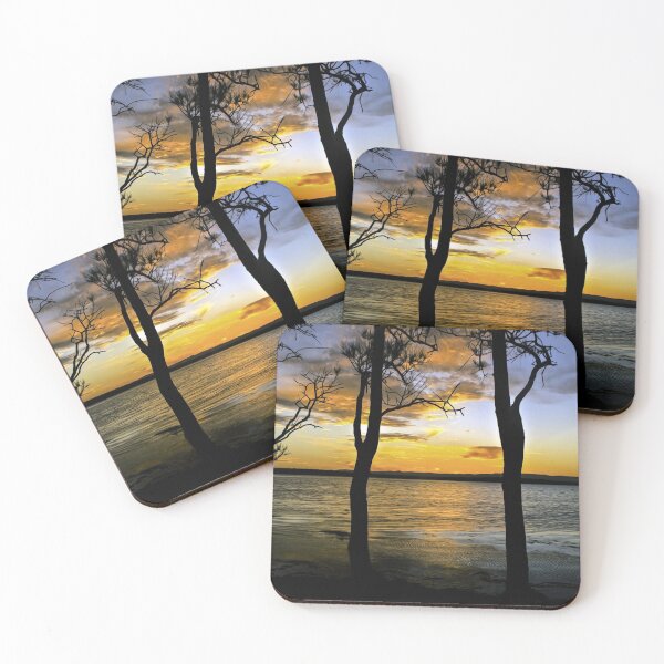 Item preview, St Georges Basin Sunset oil 1 designed and sold by Rainphotography.