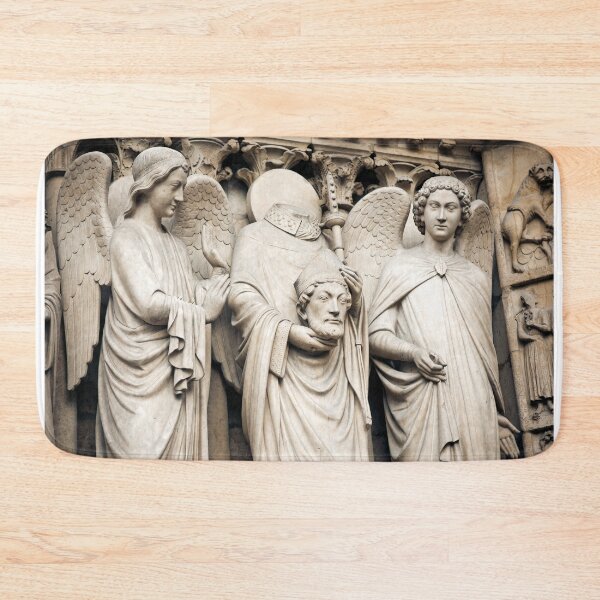 Item preview, Notre Dame details with saints and angels statues designed and sold by ArtMarie.