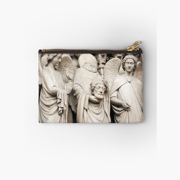 Item preview, Notre Dame details with saints and angels statues designed and sold by ArtMarie.