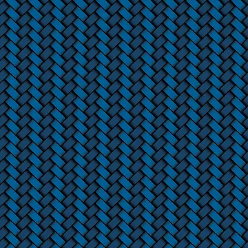 Artwork thumbnail, Wicker Weave - Blue [Roufxis-Rb] by RoufXis