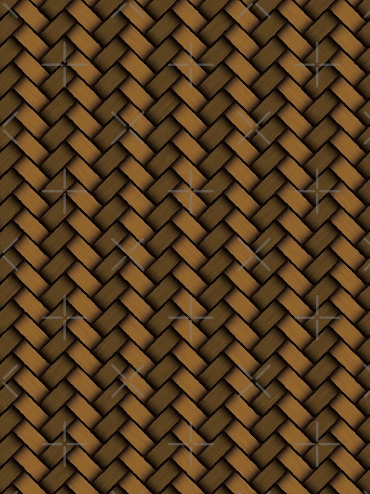 Thumbnail 4 of 4, iPhone Case, Wicker Weave - Brown [Roufxis-Rb] designed and sold by RoufXis.