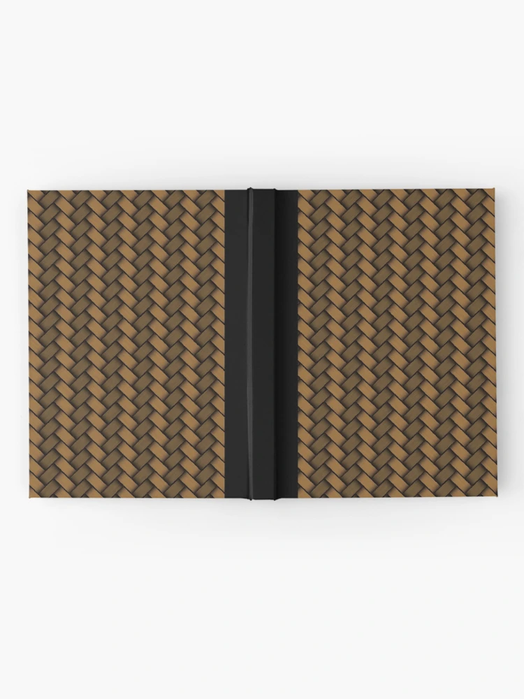 Thumbnail 2 of 3, Journal, Wicker Weave - Brown [Roufxis-Rb] designed and sold by RoufXis.