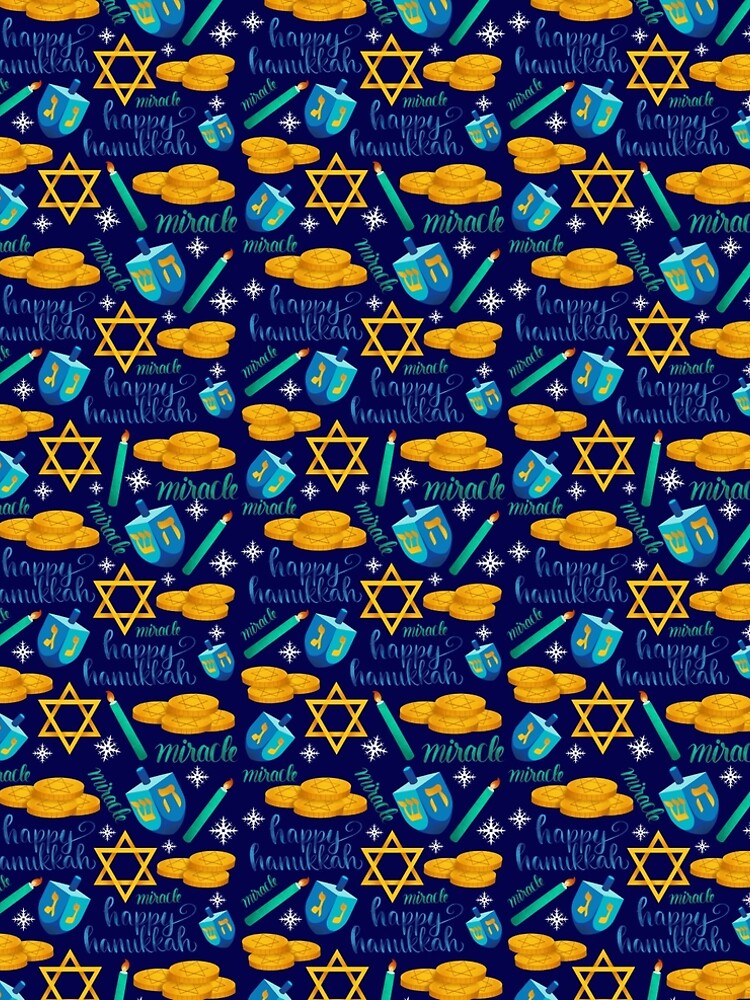 Hanukkah Pattern A-Line Dress Hanukkah Pattern A-Line Dress