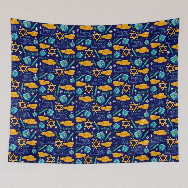 Item preview, Hanukkah Pattern designed and sold by Kaela Soltoff.