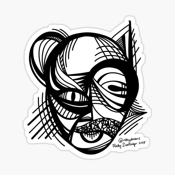 Abstract Animal 1 Sticker