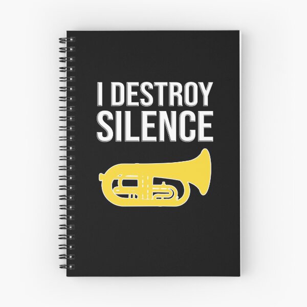 Item preview, Marching Euphonium - I DESTROY SILENCE - Funny Marching Band Gift designed and sold by HEJAshirts.