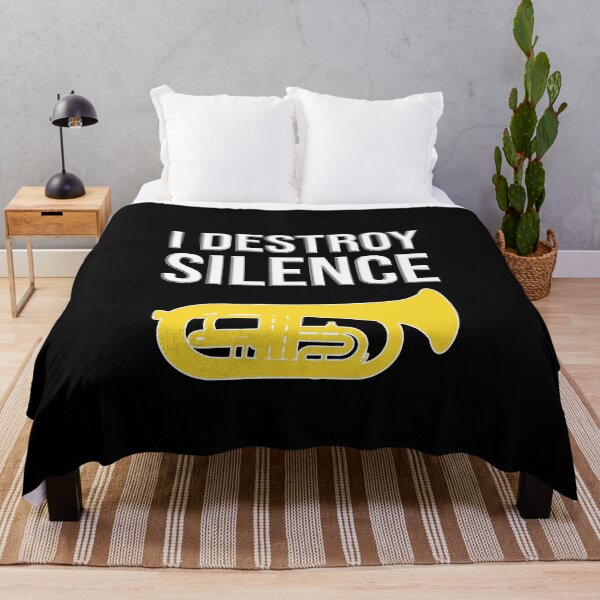 Item preview, Marching Euphonium - I DESTROY SILENCE - Funny Marching Band Gift designed and sold by HEJAshirts.