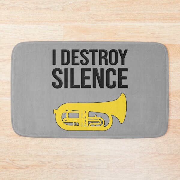 Item preview, Marching Euphonium - I DESTROY SILENCE - Funny Marching Band Gift designed and sold by HEJAshirts.