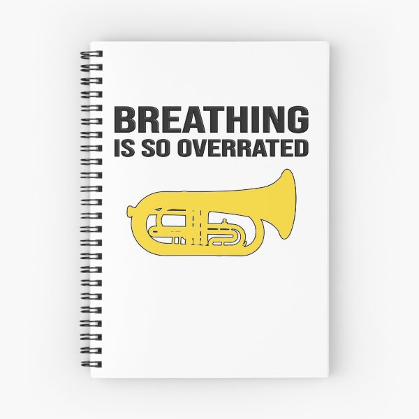 Item preview, Marching Euphonium - BREATHING IS SO OVERRATED - Funny Marching Band Gift designed and sold by HEJAshirts.