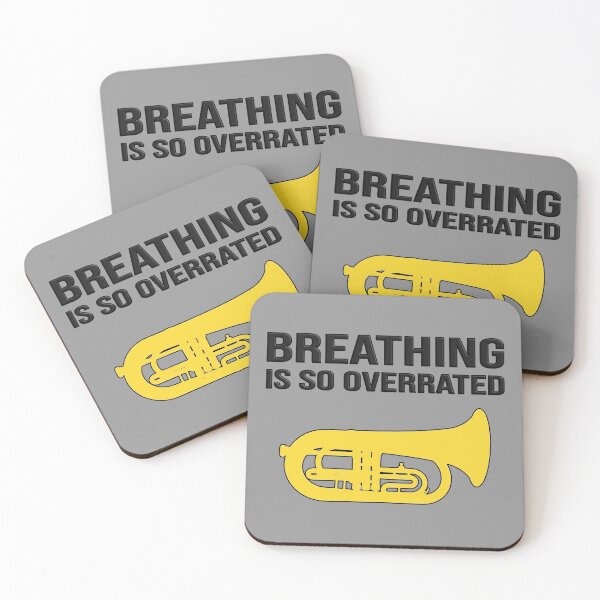 Item preview, Marching Euphonium - BREATHING IS SO OVERRATED - Funny Marching Band Gift designed and sold by HEJAshirts.