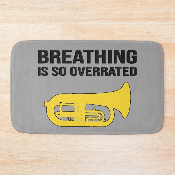 Item preview, Marching Euphonium - BREATHING IS SO OVERRATED - Funny Marching Band Gift designed and sold by HEJAshirts.