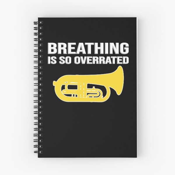 Item preview, Marching Euphonium - BREATHING IS SO OVERRATED - Funny Marching Band Gift designed and sold by HEJAshirts.