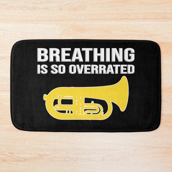 Item preview, Marching Euphonium - BREATHING IS SO OVERRATED - Funny Marching Band Gift designed and sold by HEJAshirts.