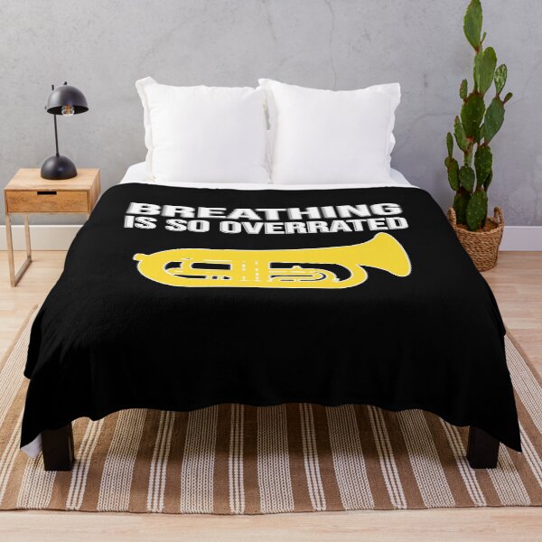 Item preview, Marching Euphonium - BREATHING IS SO OVERRATED - Funny Marching Band Gift designed and sold by HEJAshirts.