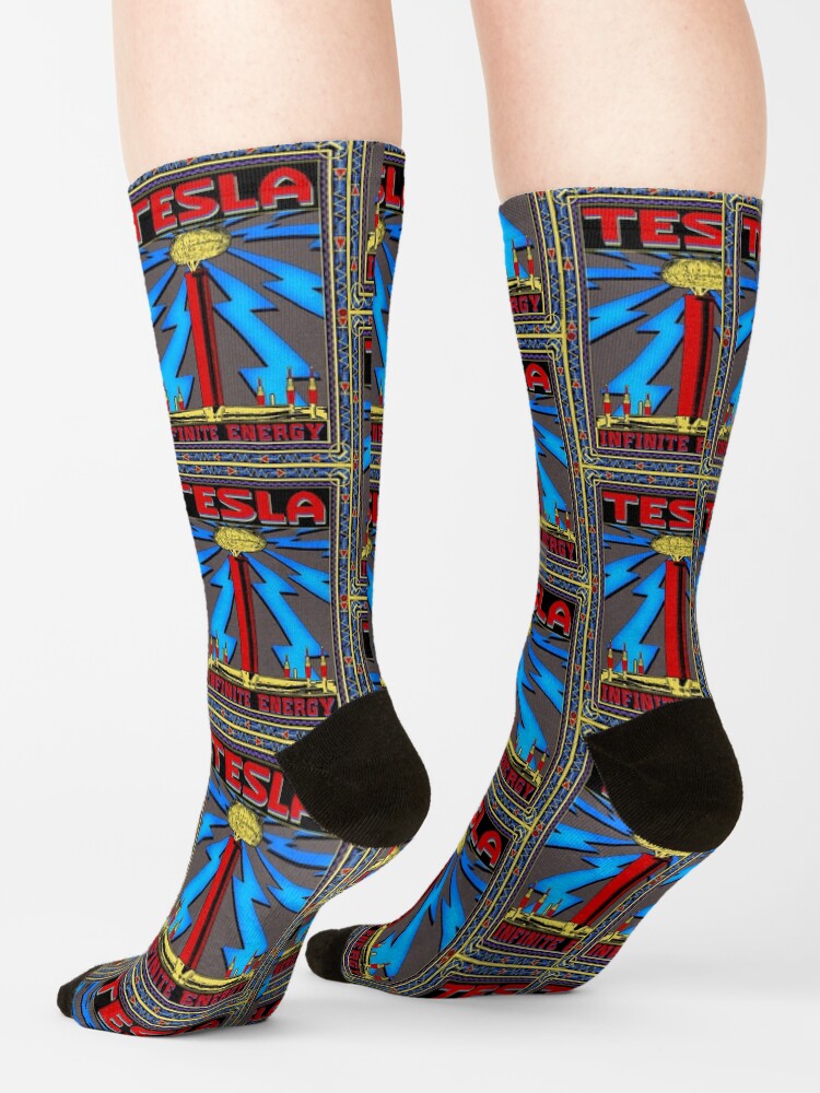 Alternate view of TESLA COIL - INFINITE ENERGY Socks