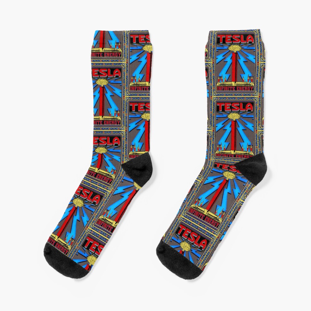 TESLA COIL - INFINITE ENERGY Socks