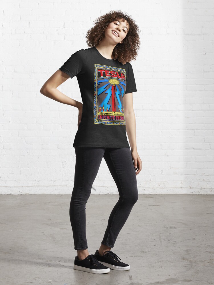 Thumbnail 4 of 7, Essential T-Shirt, TESLA COIL - INFINITE ENERGY designed and sold by GUS3141592.