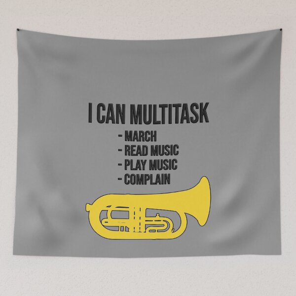 Item preview, Marching Euphonium - I CAN MULTITASK... - Funny Marching Band Gift designed and sold by HEJAshirts.