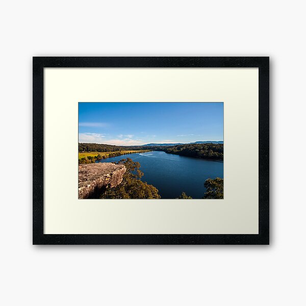 Hanging Rock Nowra Framed Art Print