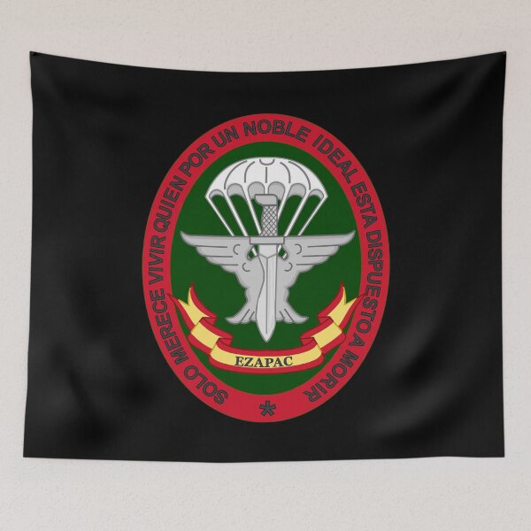 Item preview, Escuadrón de Zapadores Paracaidistas (EZAPAC) - Parachute Sappers Squadron -Spanish Airborne designed and sold by wordwidesymbols.