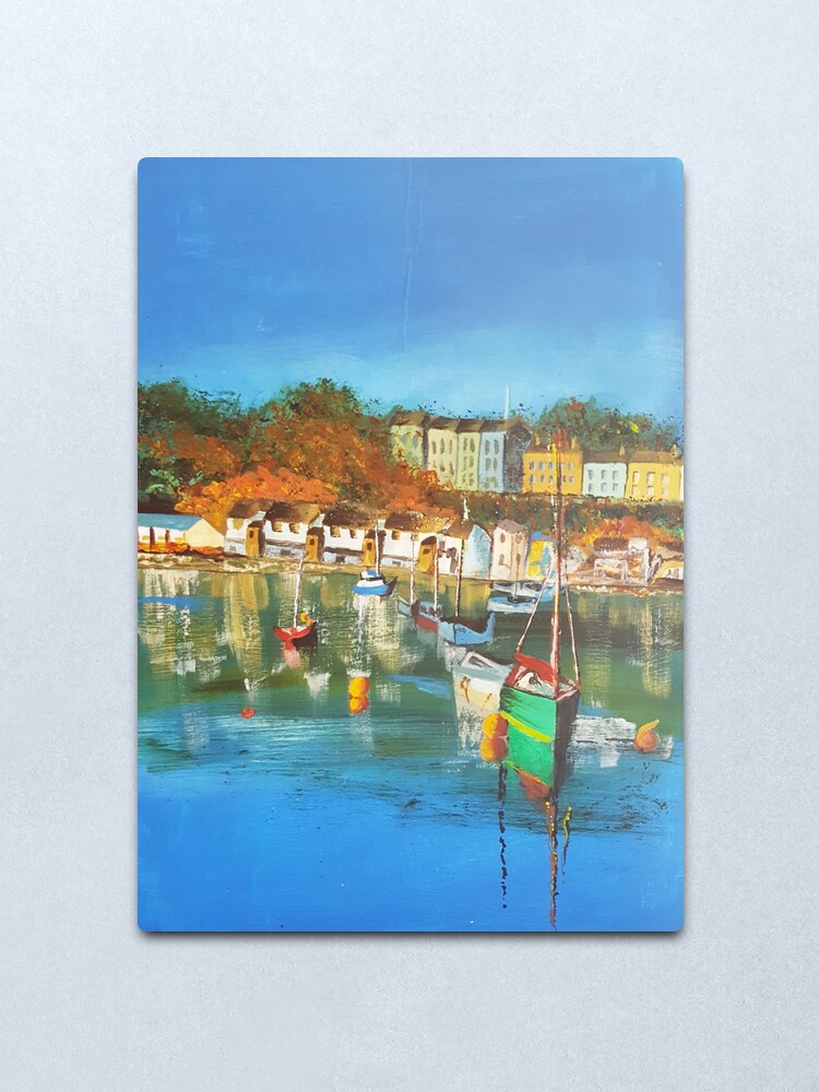 Alternate view of Gert Lush View Of Bristol Harbour Metal Print