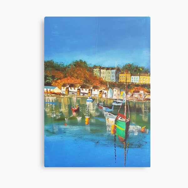 Gert Lush View Of Bristol Harbour Canvas Print