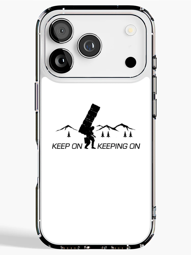Thumbnail 1 of 5, iPhone Case, Keep On Keeping On - Inverted designed and sold by CCCDesign.