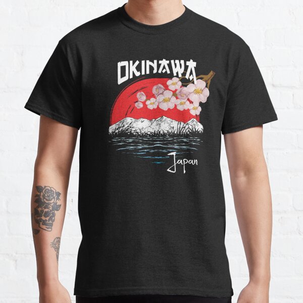 Okinawa Japan Cherry Blossom Art Classic T-Shirt