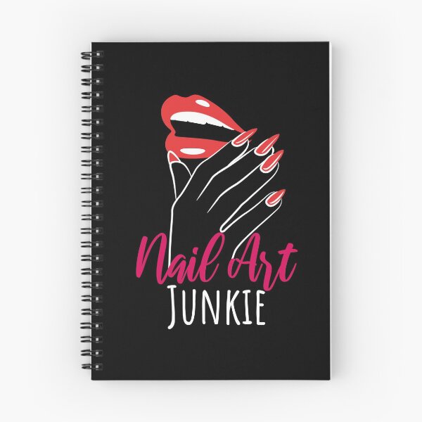 Item preview, Nail Art Junkie Manicure Nail Designer Fingernail designed and sold by MooonTees.