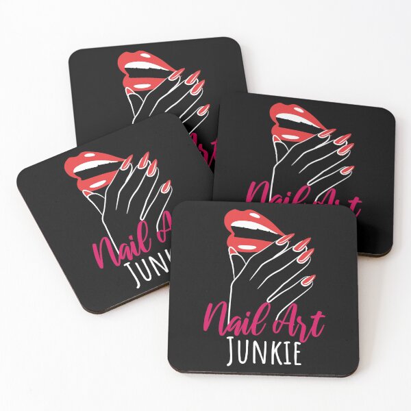 Item preview, Nail Art Junkie Manicure Nail Designer Fingernail designed and sold by MooonTees.