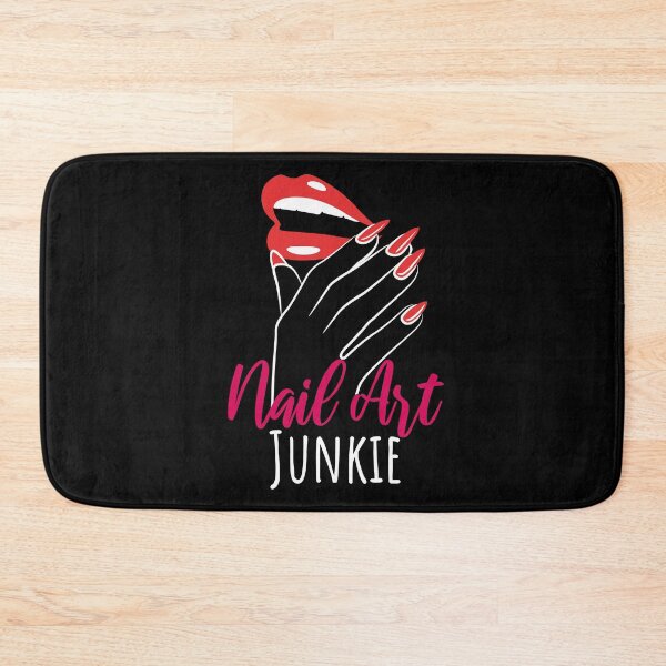 Item preview, Nail Art Junkie Manicure Nail Designer Fingernail designed and sold by MooonTees.