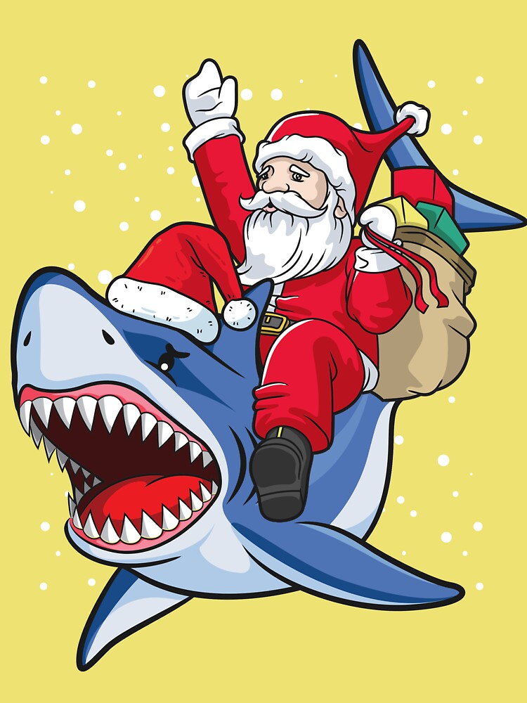 Great White Shark Ugly Christmas Sweater - Christmas - Greenturtle