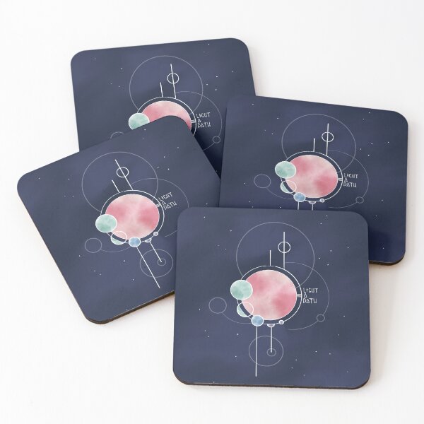 Item preview, Light a path celestial watercolor orbs designed and sold by starlingheartart.