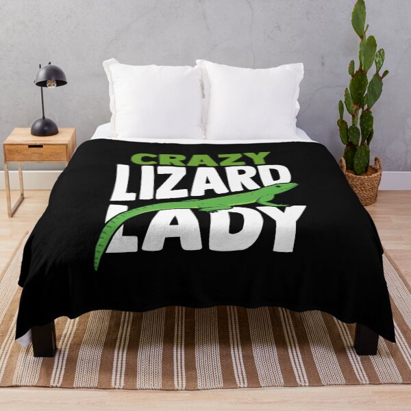 Item preview, Crazy Lizard Lady  designed and sold by Sinjy.
