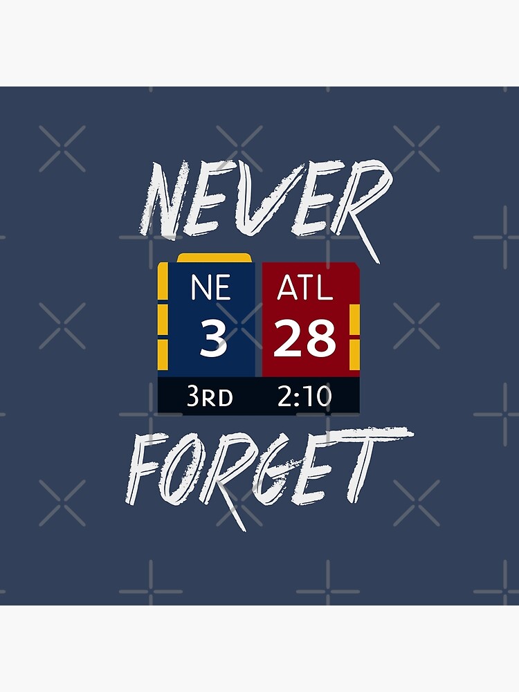 Never Forget 28-3 Historic Comeback Shirt, Mug, Phone Case, Pillow & Wall  Tapestry! Long T-Shirt for Sale by GoatGear