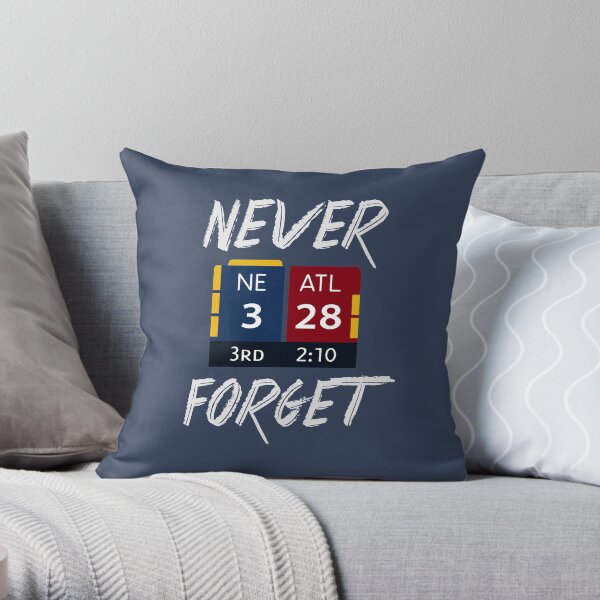 Never Forget 28-3 Historic Comeback Shirt, Mug, Phone Case, Pillow & Wall Tapestry! Throw Pillow