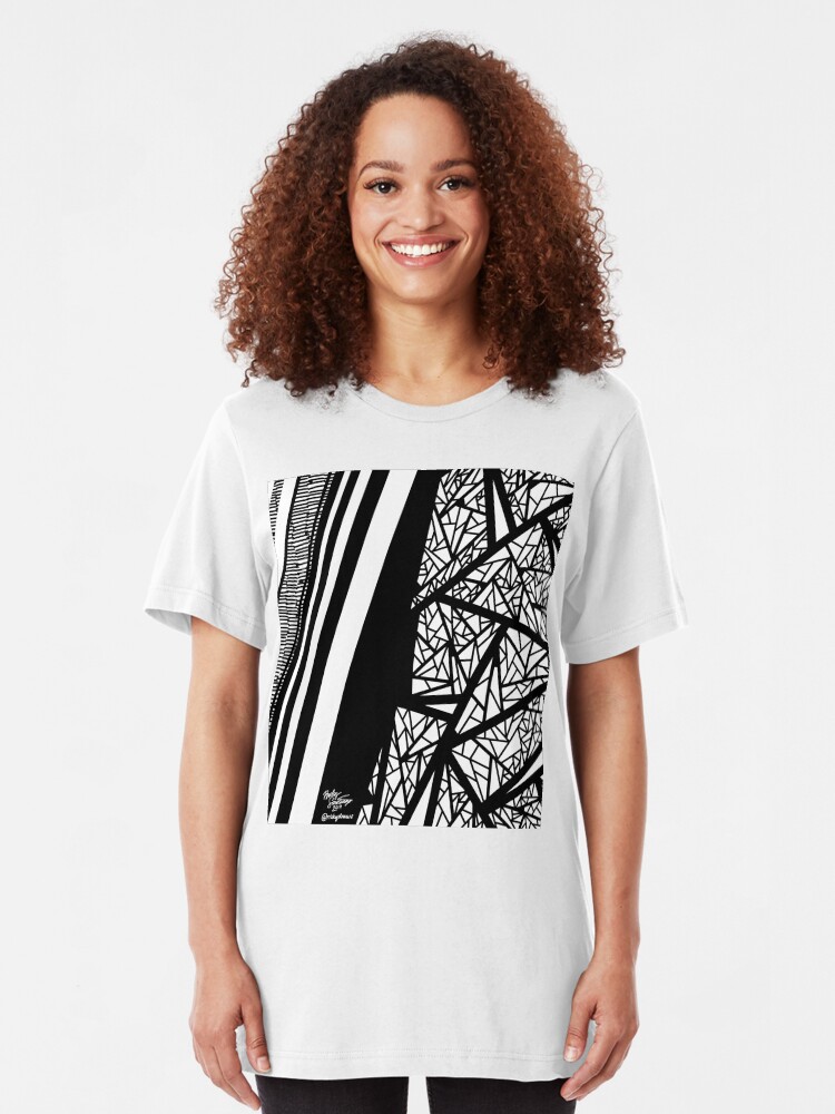Alternate view of Abstract 10 Slim Fit T-Shirt