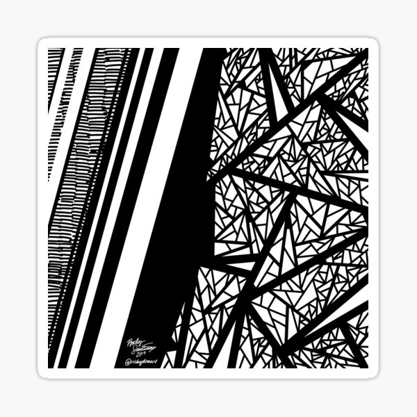 Abstract 10 Sticker